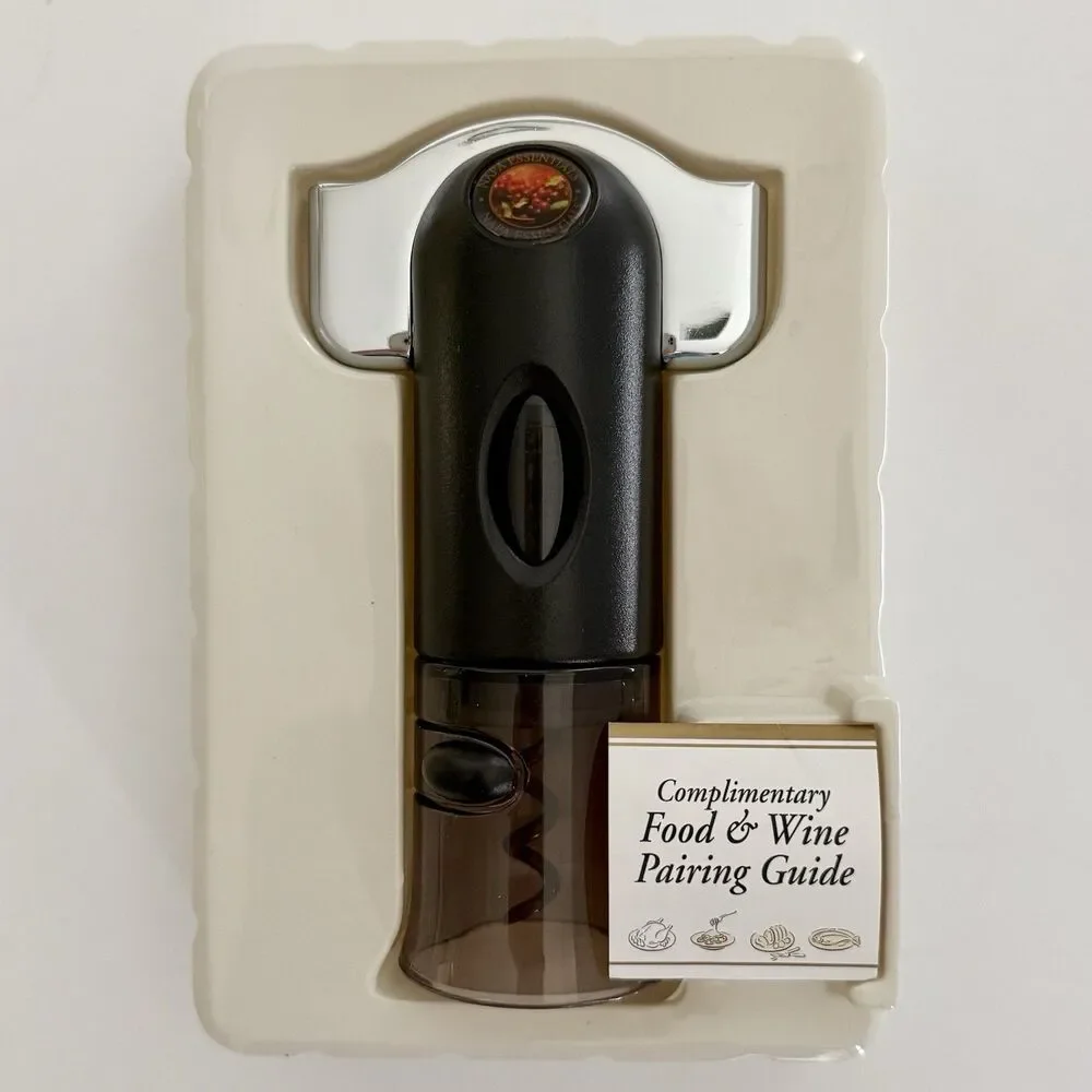 NAPA ESSENTIALS Easy Out Cork Puller Wine Opener NEW in box w/Wine Pairing Guide